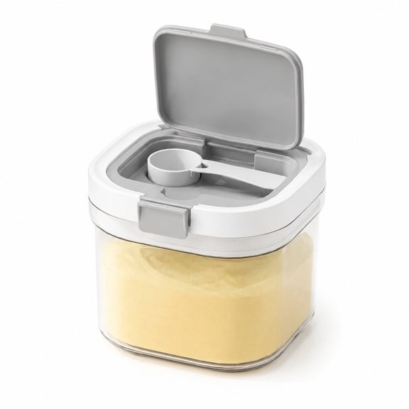 Asoricing Airtight Formula Container - 27 fl oz Clear Baby Formula Storage Container with Scoop for Travel and Dry Food