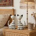 thumbnail image 7 of Cheapark 2 Pack Wooden Cat Table Ornament Shelf Sitter Decorative Figurine For Home Office Living Room Bedroom Desktop Pet Themed Decor, 7 of 7