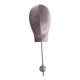 thumbnail image 4 of Expositor de pelucas y sombreros con cabeza de maniquí y circunferencia de cabeza de 52,5 cm. Organizador de gorras para pared. Gris, 4 of 9