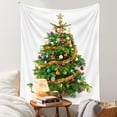 thumbnail image 3 of Mouliraty Christmas Tree Tapestry Green Tree Decorative Wall Hanging Home Decor Decoration, 3 of 8