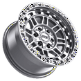 thumbnail image 3 of 1 Dropstars Trail Series 20x9 8X6.50 +00 603MS Machined and Silver Wheel Rim, 3 of 3