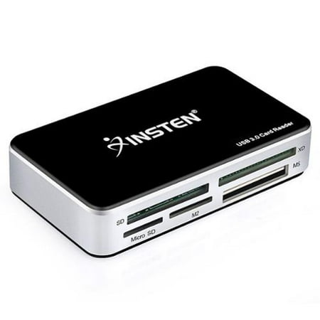 - Insten USB 3.0 All-in-1 Multi Memory Card Reader For SD/SDHC/Micro SD/Compact Flash/MS/MS Pro/XD (with USB 3.0 Cable)