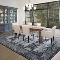 thumbnail image 4 of Cydiria Vintage Boho Traditional Oriental Faux Wool Area Rug, 2' x 3', Black, 4 of 8
