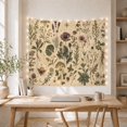 thumbnail image 5 of Botanical Illustrations with Butterfly on Parchment, Serene Vintage for Nature Lovers, Celestial Botanical Art, Housewarming Gift Tapestry Wall Hanging for Bedroom and Living Room, 5 of 7