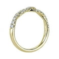 thumbnail image 2 of 0.30 Ct Brilliant Round Cut Natural Diamond Round Engagement Band for her Solid 18K Yellow Gold Size 5.5, 2 of 7