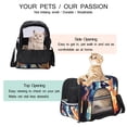 thumbnail image 3 of Basketball Sherpa-Lined Pet Bag for Medium-Sized Dogs, Durable Oxford Cloth Fabric with Nylon Webbing, Travel Dog Carrier for Canine Comfort, 3 of 7