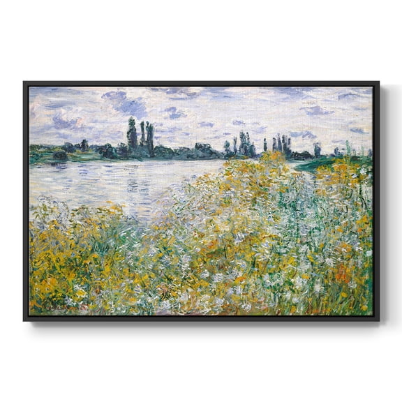 Vintage Landscape-XXVIII By Wexford Home Framed in Black Wood Gallery Wrapped Canvas 17 in. x 25 in.