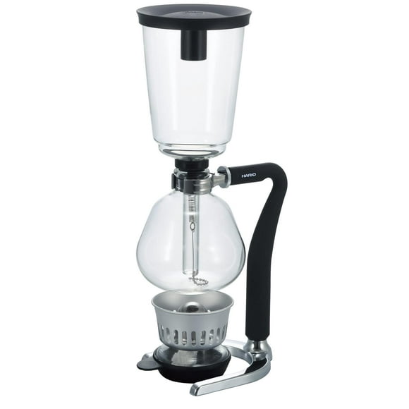 Hario NXAR-5 Coffee Siphon Next - Goteo de café para 5 personas, color negro