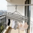 thumbnail image 1 of shyuyusa Stainless Steel Clothes Peg Set, Rust Proof Windproof Hanging Clips for Household Laundry Drying, Multifunctional Clothes Fixing and Sundry Clamping, 1 of 6