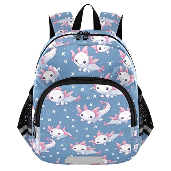 ALAZA Cute Axolotl Mini Backpack School Bookbag Age 3-7 Medium
