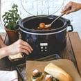thumbnail image 5 of Crux 6QT Programmable Slow Cooker, Black #14681, 5 of 5