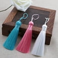 thumbnail image 4 of U8MO 8cm 26 Colors Key Chian Pendant Ice Silk Tassel Trim Jewelry Making DIY-21#, 4 of 9