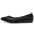 thumbnail image 5 of DADAWEN Women’s Pointed Toe Ballet Flats Slip on Casual Flats Walking Ballerina Shoes Black 9.5US, 5 of 7