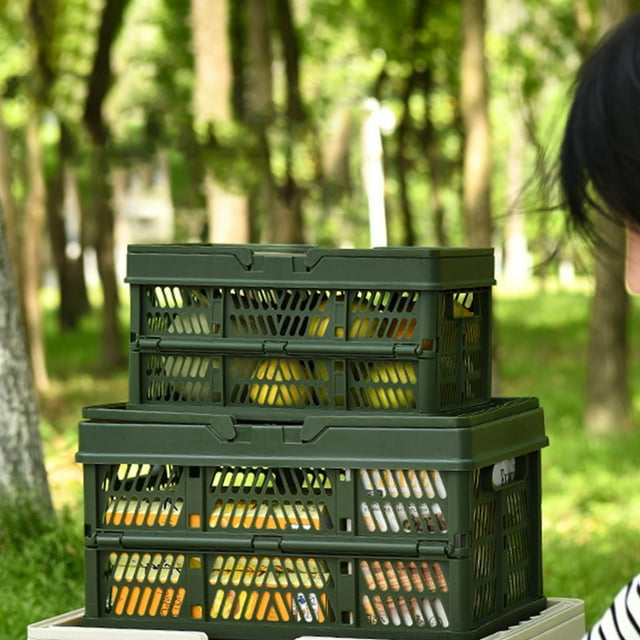 Camping Storage Box, Movable Wooden Board Multifunction Handheld Camping Basket For Outdoor Camping, Picnics, Sports Situations