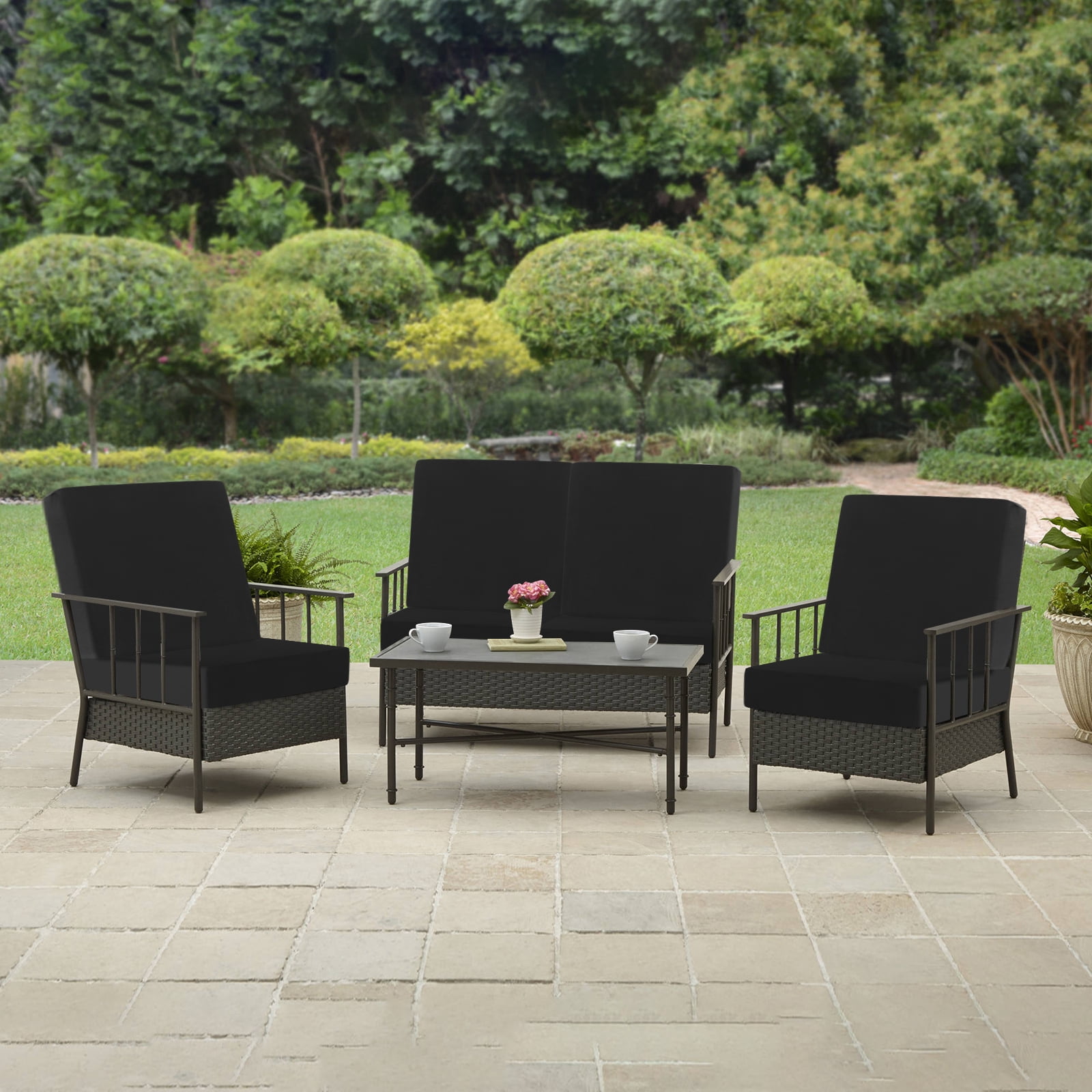 12 Pcs Patio Outdoor Cushion Covers Replacement Waterproof Stretch Sofa Couch Cushion Covers Washable Individual Couch Slipcovers Set Furniture Protector
