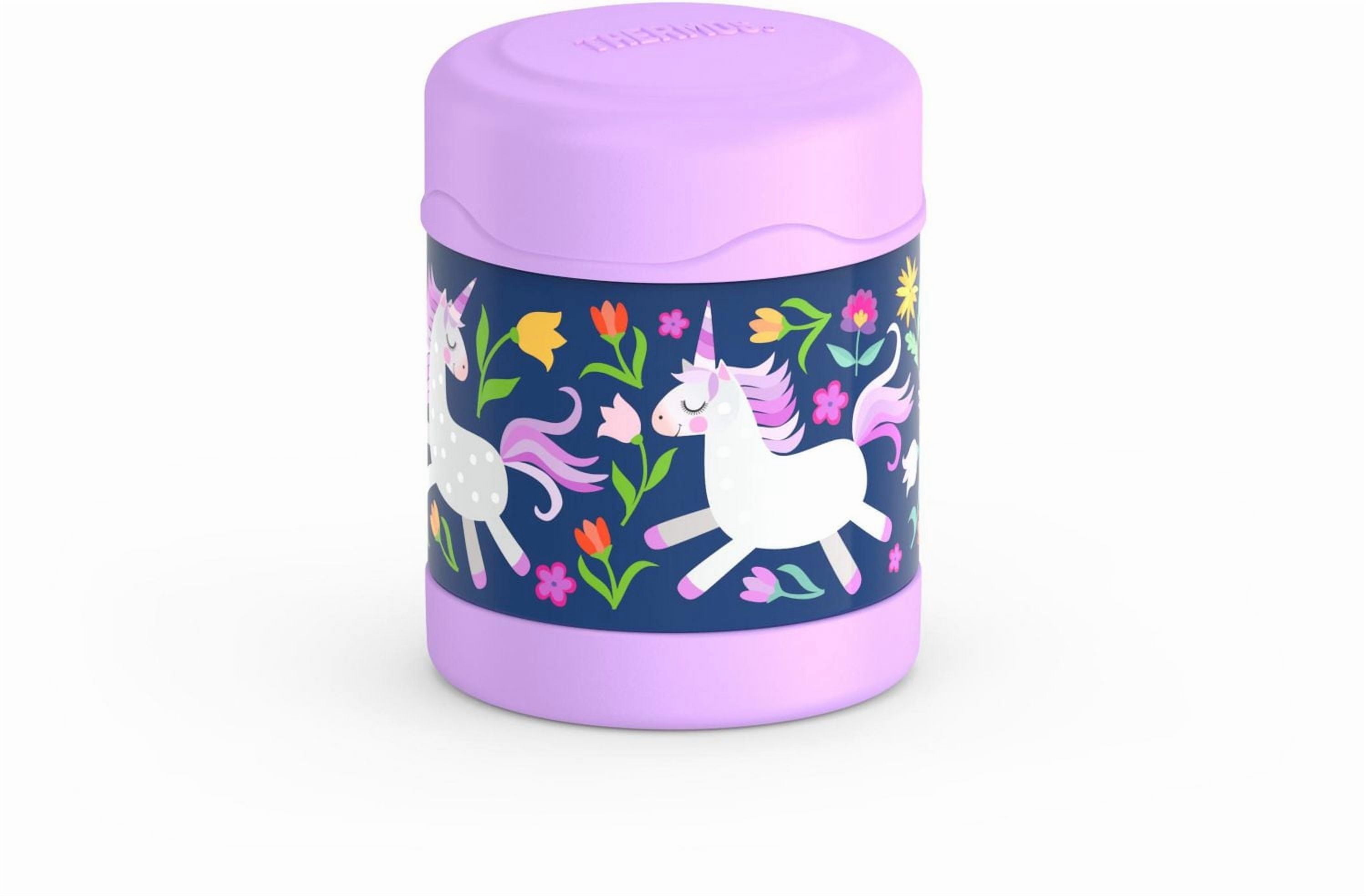 Thermos Kids Stainless Steel Vacuum Insulated FUNtainer Food Jar, 295 ml, Unicorn, 10 Oz/295 ml, BPA free