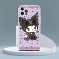 thumbnail image 1 of Funda transparente Kuromi My Melody para Apple iPhone 14 11 13 Pro 12 7 8 Plus SE 2022 XR X XS Max 6 6S, funda de silicona para teléfono xuanjing  unisex, 1 of 2