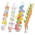thumbnail image 6 of HIELLFQ 24Pcs Easter Tree Ornaments Spring Party Hang Decor with Rope Colorful Foam Egg Carrot Bunny Pendant, Easter Egg Ornaments for Tree Home School Game Wall, 6 of 9