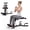 Black & Red, variant on SHOUFTW Deep Squat Machine for Glutes, Legs & Core Strength, Adjustable Home Gym Fitness Equipment, Black & Blue
