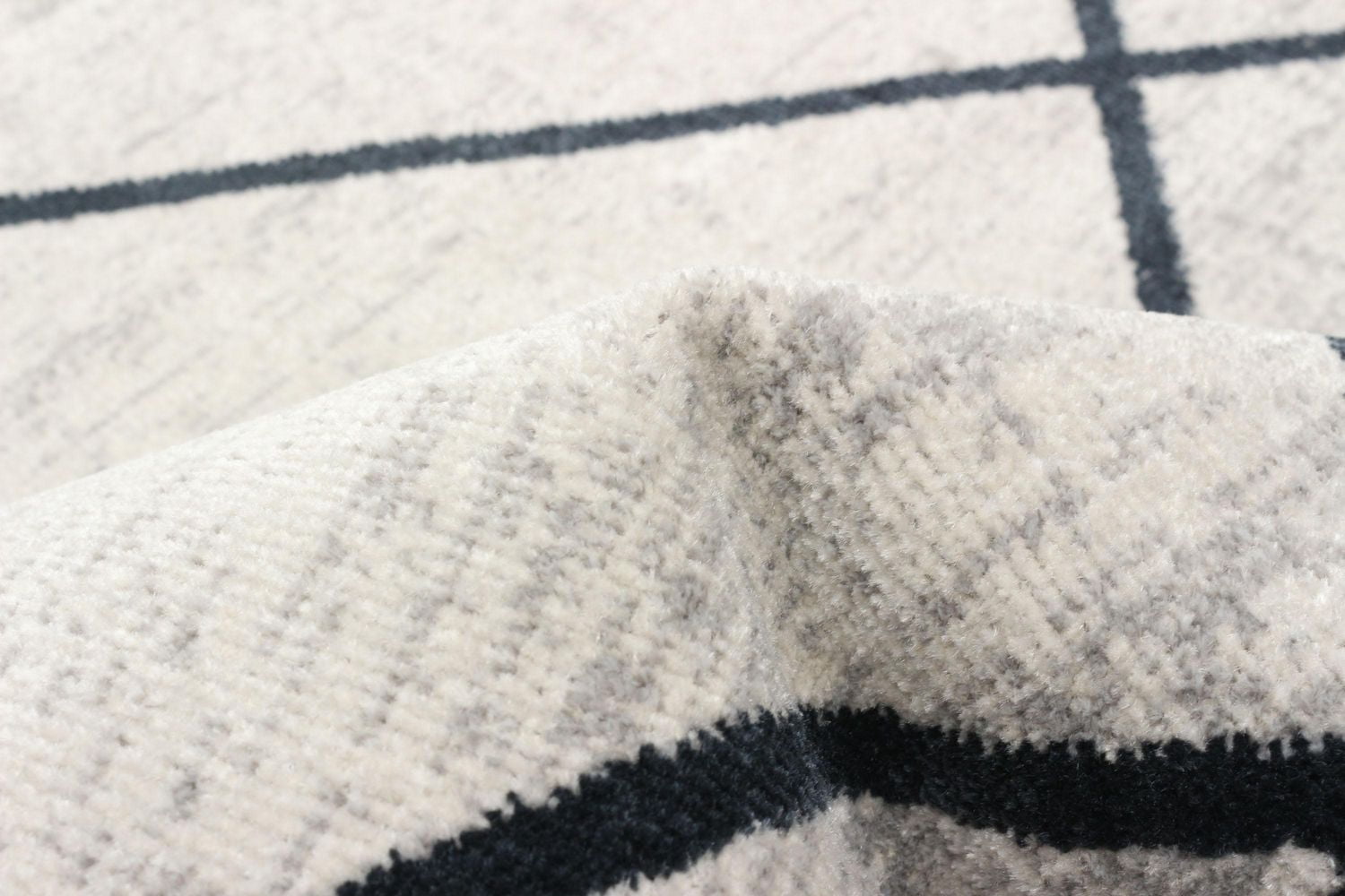 ECARPET Washable Abstract Striped Area Rug & Runner for Living Room, Bedroom, Hallway