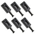 thumbnail image 1 of Sillín de puente de Guitarra eléctrica Sunnimix 6 sillas reemplazo tornillo negro, 1 of 7