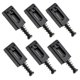 thumbnail image 1 of Sillín de puente de Guitarra eléctrica Sunnimix 6 sillas reemplazo tornillo negro, 1 of 7