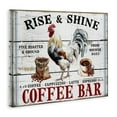 thumbnail image 4 of Stupell Industries Rise & Shine Coffee Bar Food & Beverage Painting Wrapped Canvas Art Print Wall Art, 30 x 24, 4 of 8