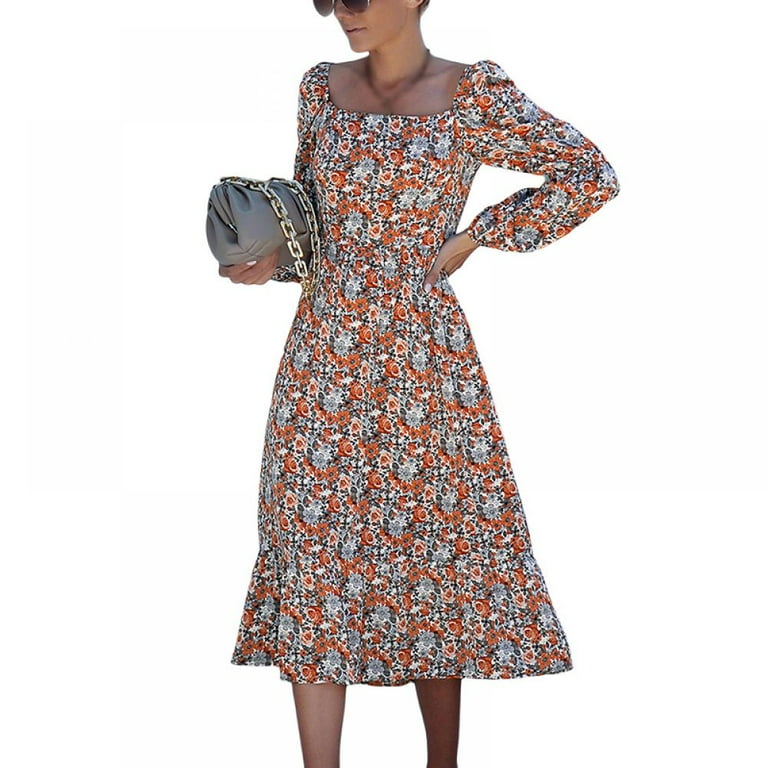 Autumn tea dress online
