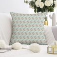 thumbnail image 2 of Set Of 4 Macaron Cyan Pillow Covers 20x20 Inch Linen Decorative Square Throw Pillow Covers for Living Room Sofa Couch Decoration, 2 of 6