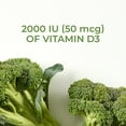 thumbnail image 4 of MegaFood Vitamin D3 2000 IU (50mcg) - Immune, Bone, Teeth & Muscle Support - 60 Servings, 4 of 10