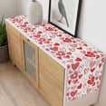 thumbnail image 4 of Valentine's Day Table Runner - 120 Inch Long, Kitchen Dining Table Runner Dresser Scarves, Watercolor Love Heart Romantic Me You Farmhouse Decor for Coffee Tables Wedding Party Banquet, 4 of 8