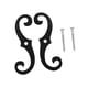 thumbnail image 3 of Fijaciones de persianas,Fijaciones de persianas de hierro fundido con tornillos de montaje,Herrajes decorativos para persianas en forma de S de 6,3 pulgadas,Abrazaderas para persianas, 3 of 8