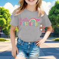 thumbnail image 4 of Boys & Girls Crew Neck Short Sleeve T-Shirts,Comfortable Breathable Casual Tops for Daily Back-to-School Outfits, 4 of 4