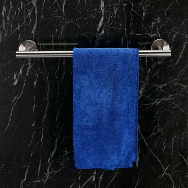 Toallero de pared de acero inoxidable/longitud de barra de 40CM de fondo redondo para baño y cocina