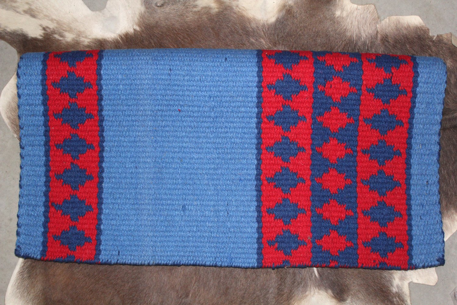 34x36 Horse Wool Western Show Trail SADDLE BLANKET Rodeo Pad Rug 36s475