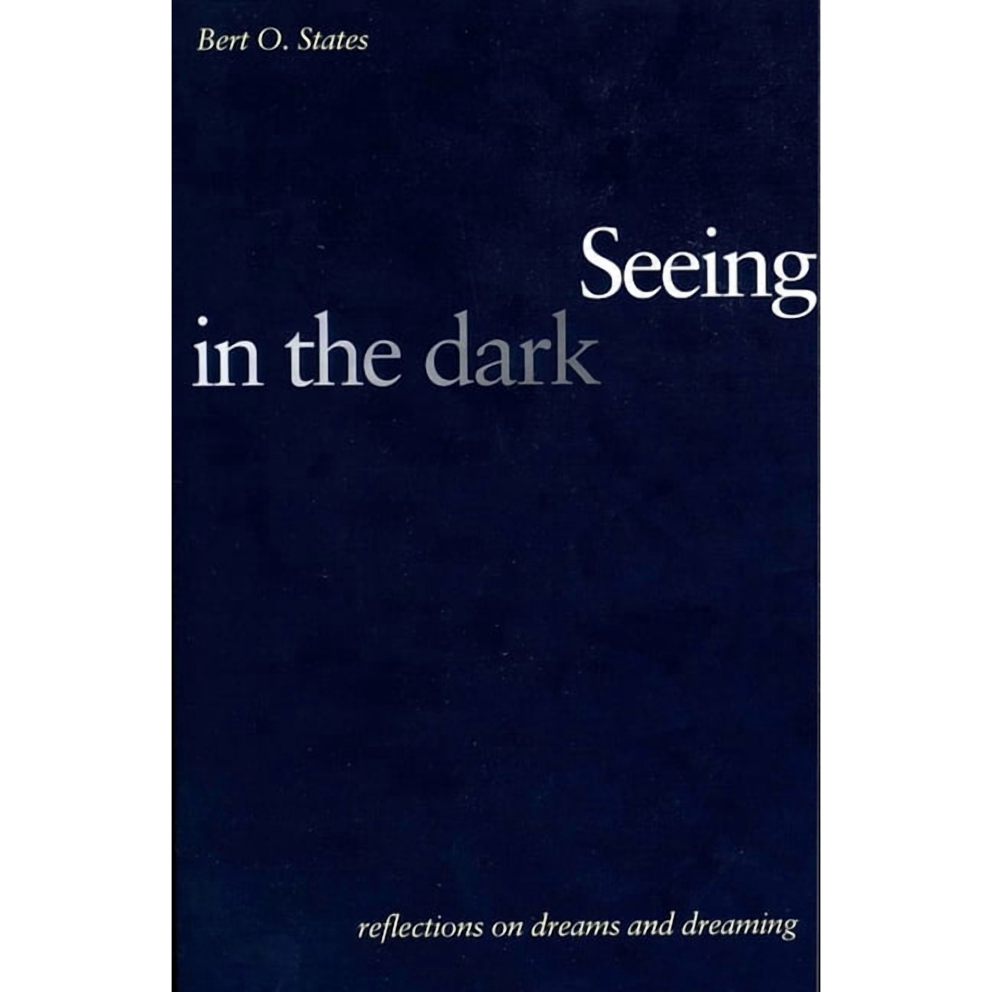 Seeing in the Dark: Reflections on Dreams and Dreaming (Paperback)