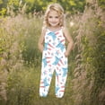thumbnail image 2 of Ahuyic Sleeveless Backless Girls Short Jumpsuit One Piece Romper, 2 of 5