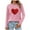 z2 Pink, variant on Guluxicc Sweatshirts for Women Valentine's Day Casual Crewneck Long Sleeve Tops Trendy Fashion Cute Graphic Pullover Shirts, Red, 2XL