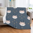 thumbnail image 5 of Colorful Animals Novelty Fleece Blanket Lightweight Throw Blanket for Kids Machine WashableLightweight Microfiber Throw Blanket, 5 of 10
