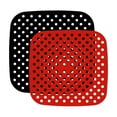 thumbnail image 2 of Cross Border New Airware Reutilizable Freidora de aire Forrado Cuadrado Silicona Freidora de aire Pad Accesorios Cuadrado, 2 of 5
