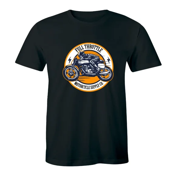 T-Shirt Unisexe de Motocycliste à Accélérateur Complet Co Spirit Freedom M00562, jusqu'à la Taille 5TG
