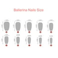 thumbnail image 4 of 24PCS Puntas de uñas postizas Puntas de uñas acrílicas transparentes Cubierta completa Uñas pos MABOTO Punta de uñas falsas, 4 of 7