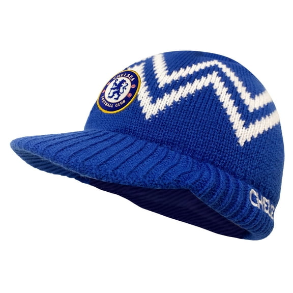 Rhinox Chelsea FC Sport Beanie, Fleece Lined, Blue, Adult
