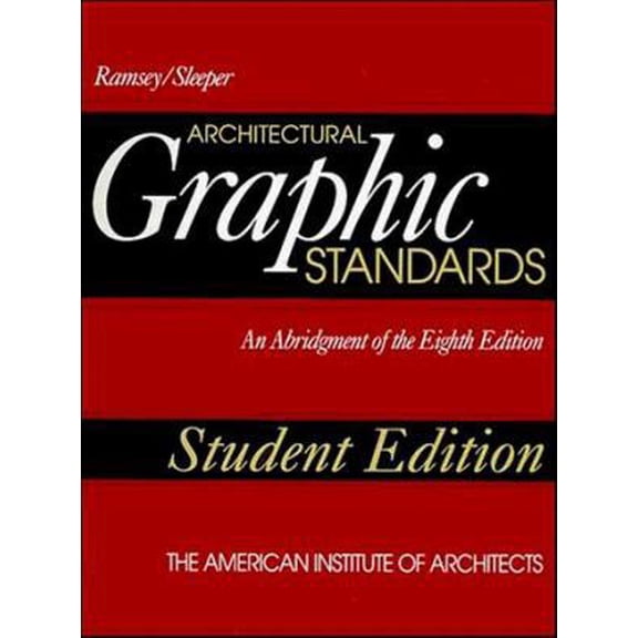 Pre-Owned Architectural Graphic Standards (Paperback) 047101284X 9780471012849