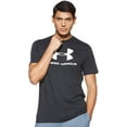 thumbnail image 4 of Under Armour Men's Sportstyle Logo Tee Loose Black Short-Sleeve T-Shirt (M), 4 of 4