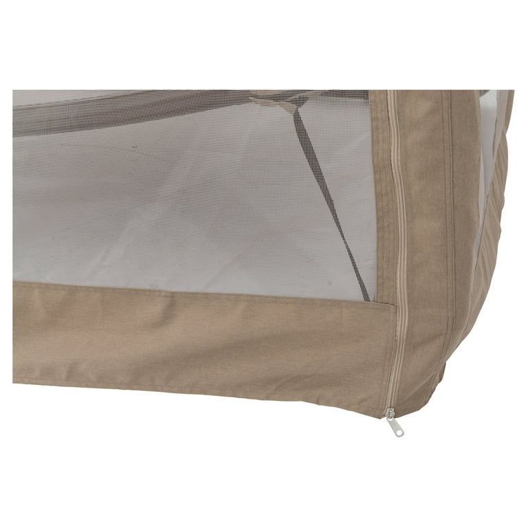 TrueShade Plus 7.7 ft. Hanging Fabric Single Hammock with Mosquito Net