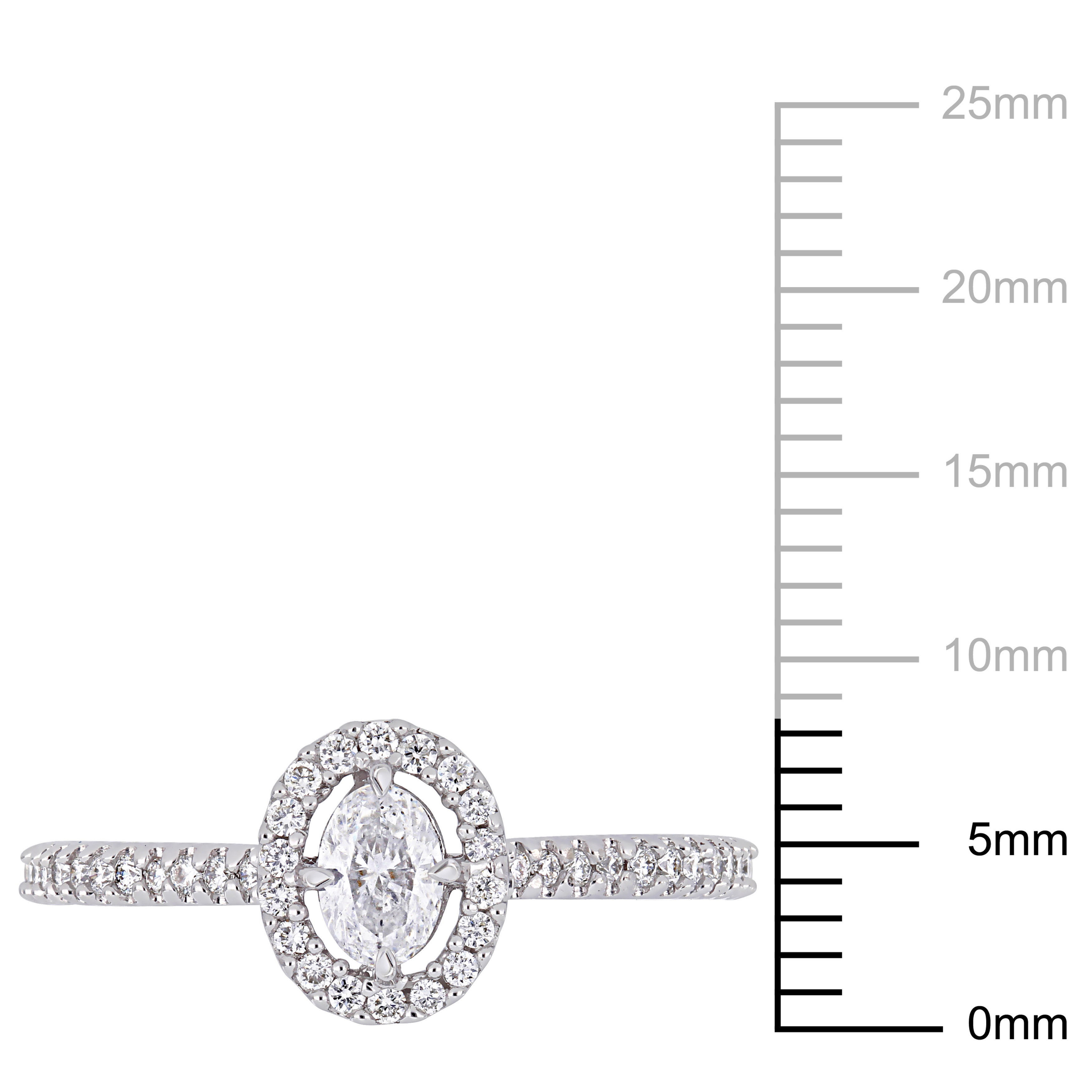 Everly Women's Diamond 14K White Gold Engagement Ring