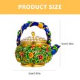 thumbnail image 2 of Jewelry Storage Box Jewelry Container Trinket Case Alloy Crafts Teapot Adornment, 2 of 9