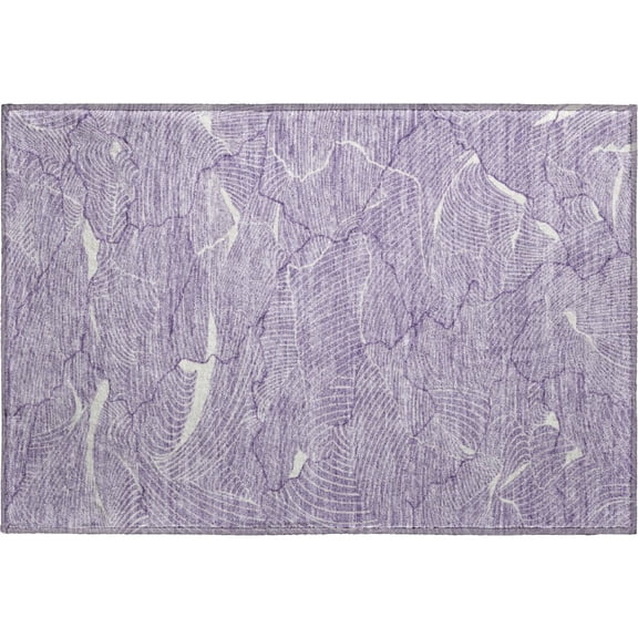 Dalyn Rugs Premium Machine Washable Mayfield AMF1048 Purple 1'8" x 2'6" Rug