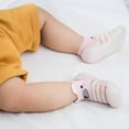thumbnail image 5 of Pluatyep Baby Toddler Sock Shoes Non-Skid Slipper with Soft Sole Breathable Cotton Blend Walking Shoes for Infant Girls Boys, 5 of 6